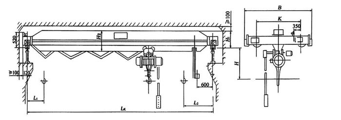 LB型防爆電動(dòng)單梁起重機(jī)