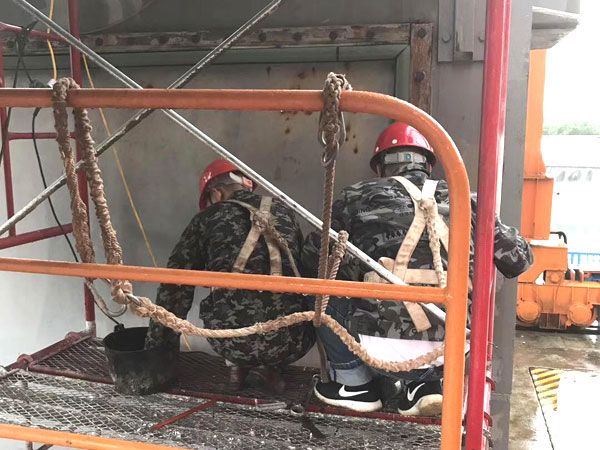 閘門水封更換、改造施工